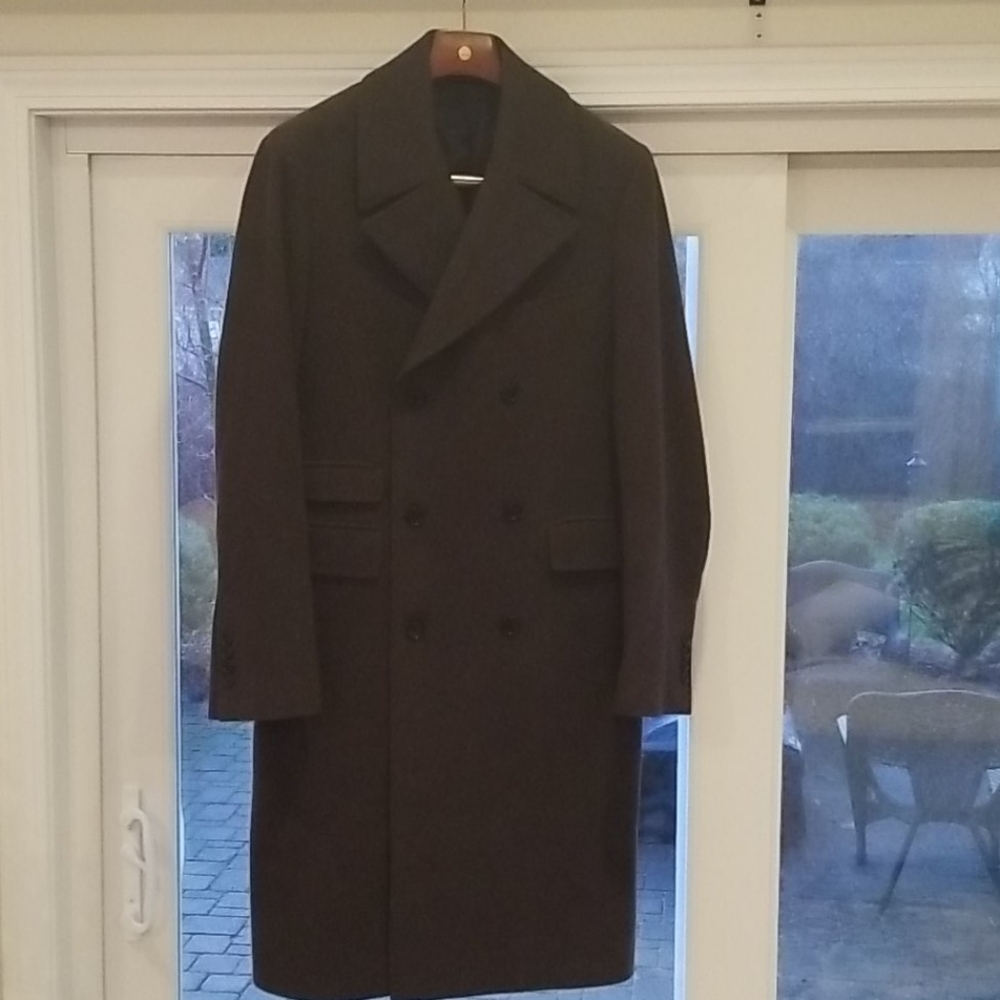 Brooks Brothers dark gray pea coat 40 reg